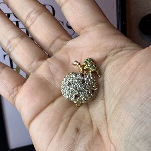 Gold and Silver Apple Brooch